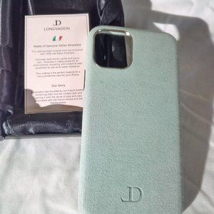 Longvadon Genuine Italian Alcantara iPhone 11 Pro Case